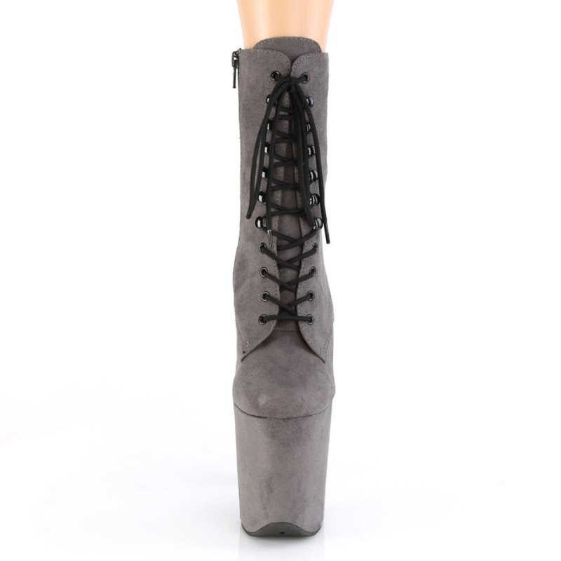 Grey Pleaser Flamingo-1020FS Women's Heels Boots | AU MJAYTUW