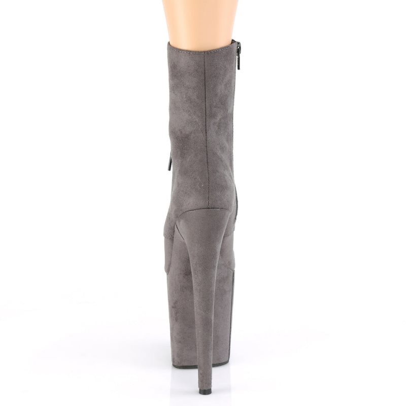 Grey Pleaser Flamingo-1020FS Women's Heels Boots | AU MJAYTUW