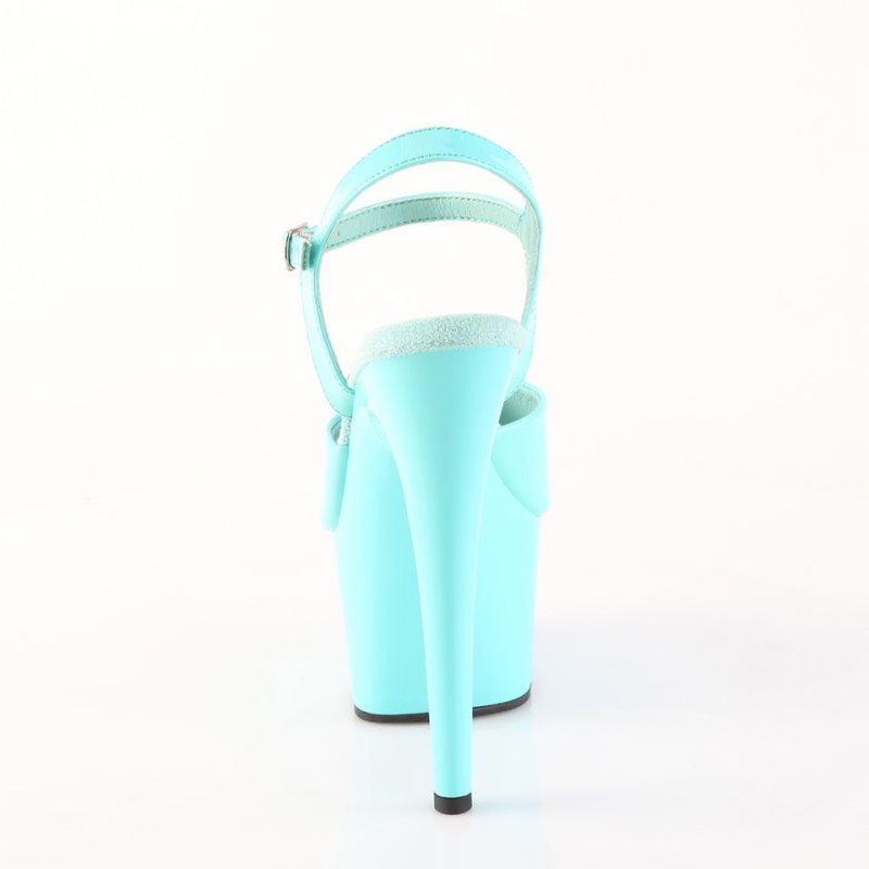 Light Turquoise Pleaser Adore-709 Women's Platform Heels Sandals | AU APDOYGV