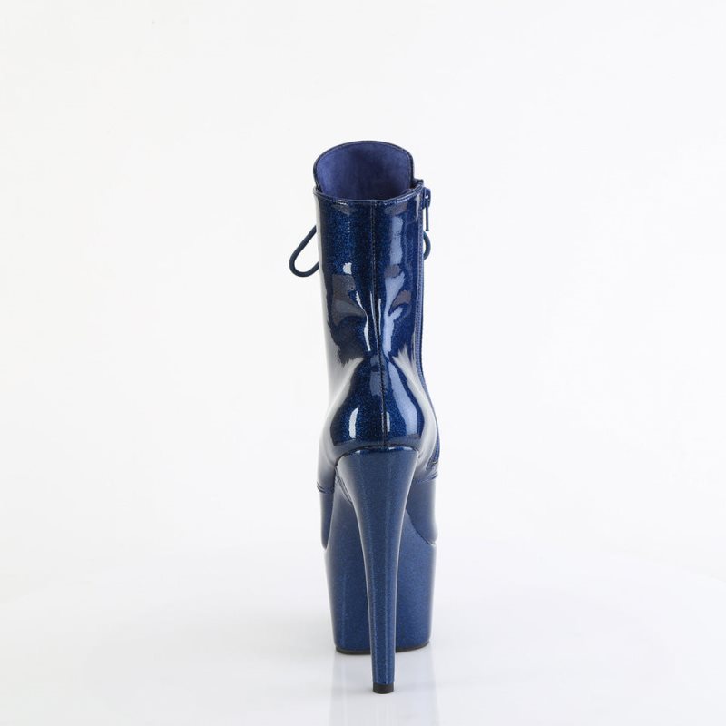 Navy Pleaser Adore-1020GP Women's Heels Boots | AU ICUQSAO