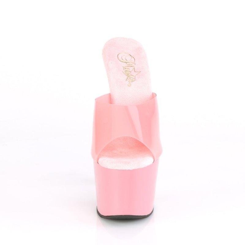 Pink Pleaser Adore-701N Women's Platform Slides | AUSTRALIA HTYXF