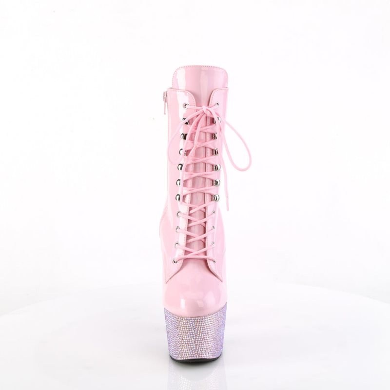 Pink Pleaser Bejeweled-1020-7 Women's Heels Boots | AU WIGZCRN