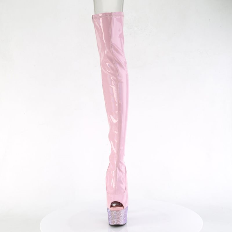 Pink Pleaser Bejeweled-3011-7 Women's Thigh High Boots | AU QRMIDTG