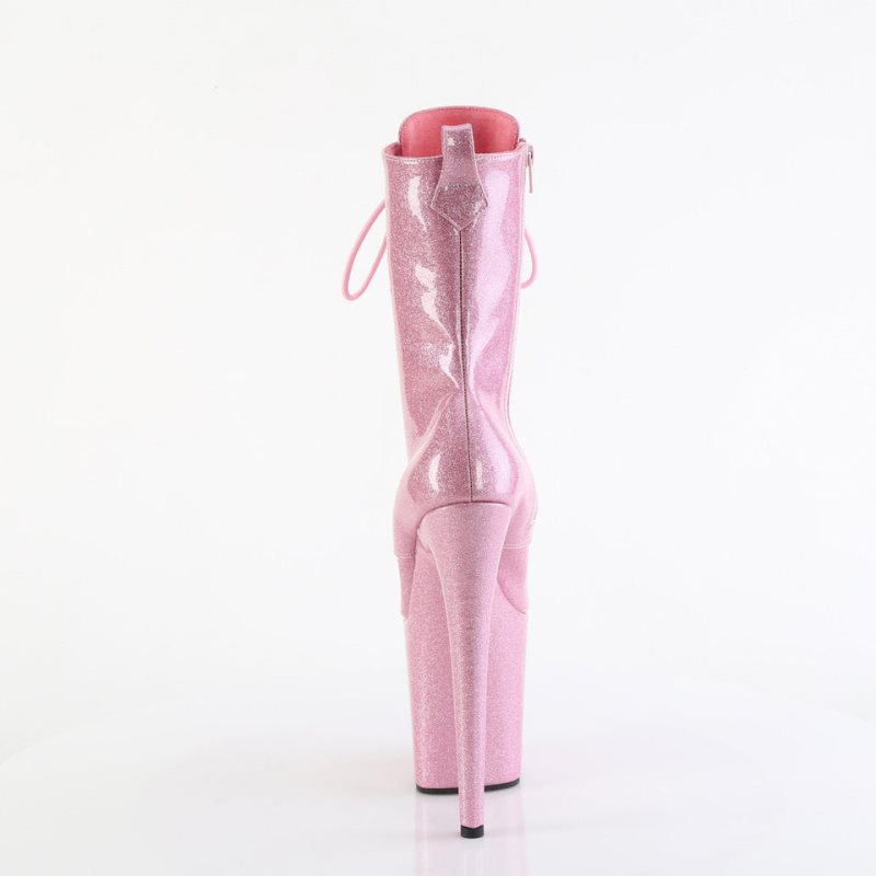 Pink Pleaser Flamingo-1040GP Women's Heels Boots | AUSTRALIA QDLPN