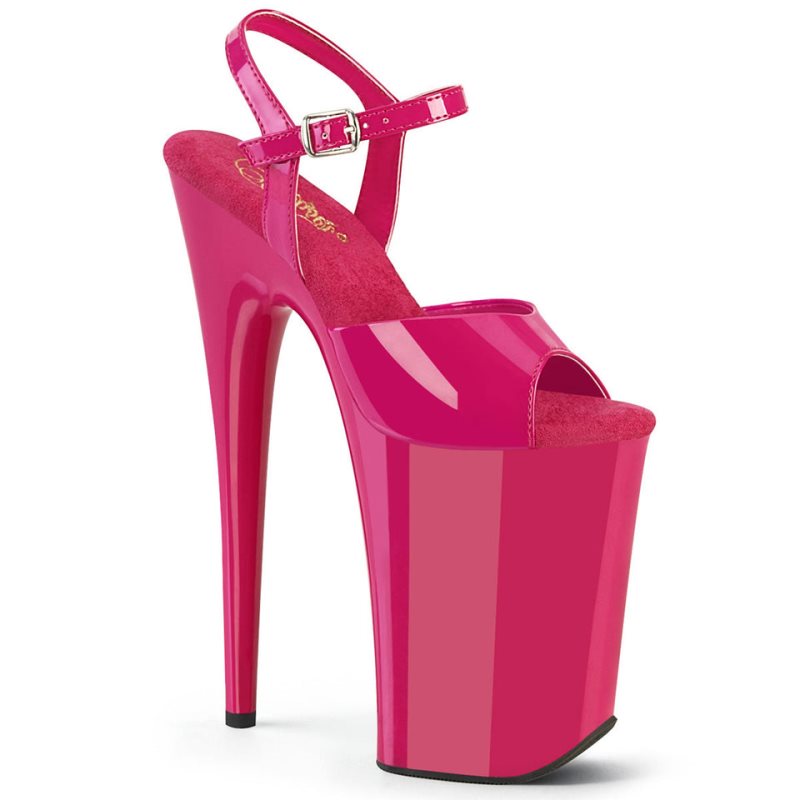 Pink Pleaser Infinity-909 Women\'s Platform Heels Sandals | AUSTRALIA ANLUH