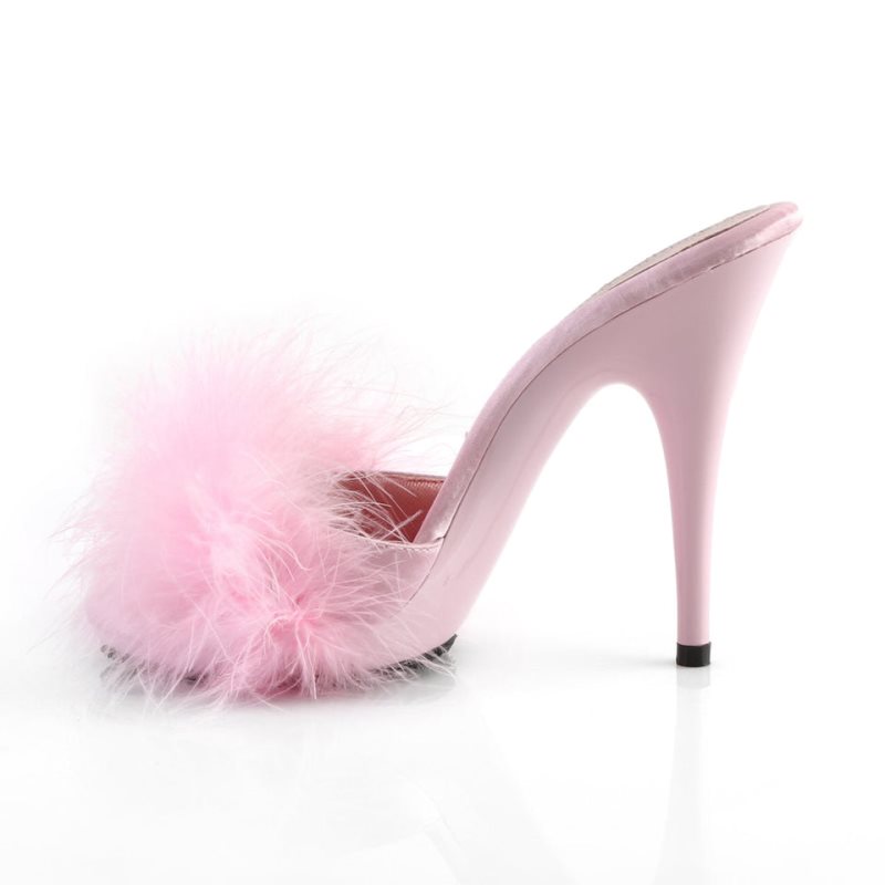 Pink Pleaser Poise-501F Women's Platform Slides | AU EIKTLHF