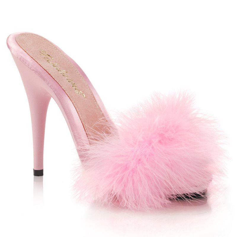 Pink Pleaser Poise-501F Women\'s Platform Slides | AU EIKTLHF