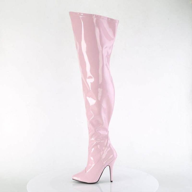 Pink Pleaser Seduce-3000WC Women's Thigh High Boots | AUSTRALIA EYLQD