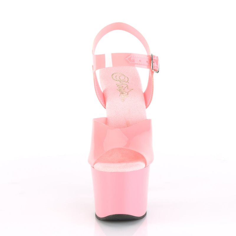 Pink Pleaser Sky-308N Women's Platform Heels Sandals | AUSTRALIA QEWMC