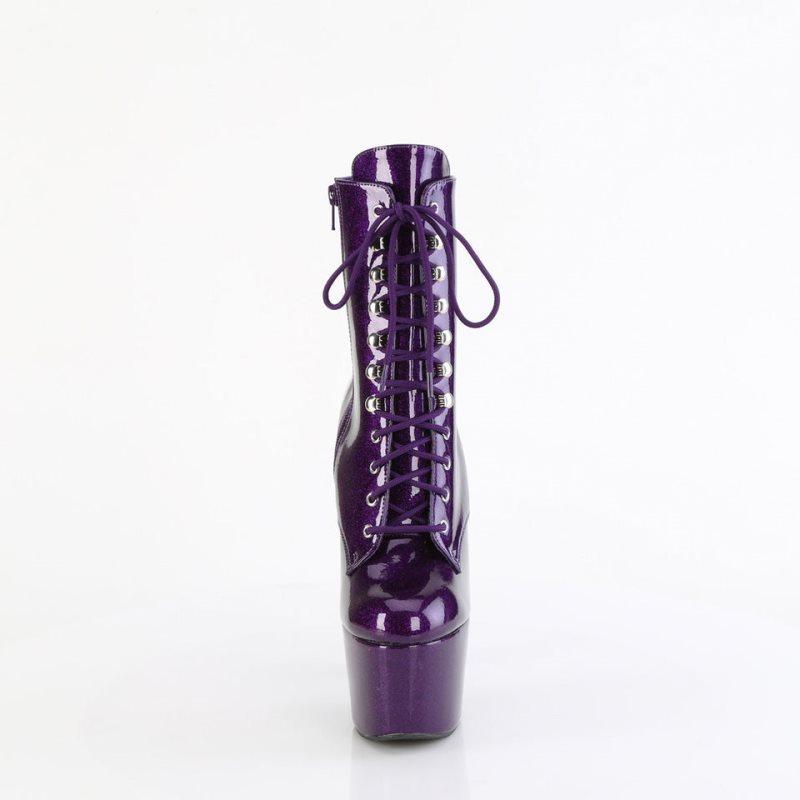 Purple Pleaser Adore-1020GP Women's Heels Boots | AUSTRALIA GHUMZ