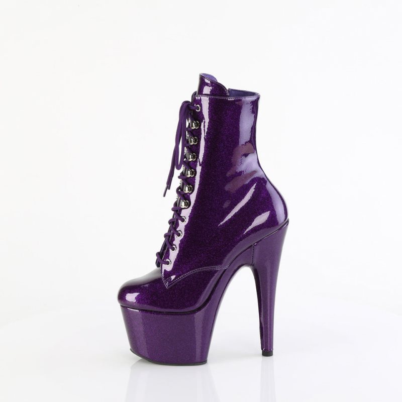 Purple Pleaser Adore-1020GP Women's Heels Boots | AUSTRALIA GHUMZ