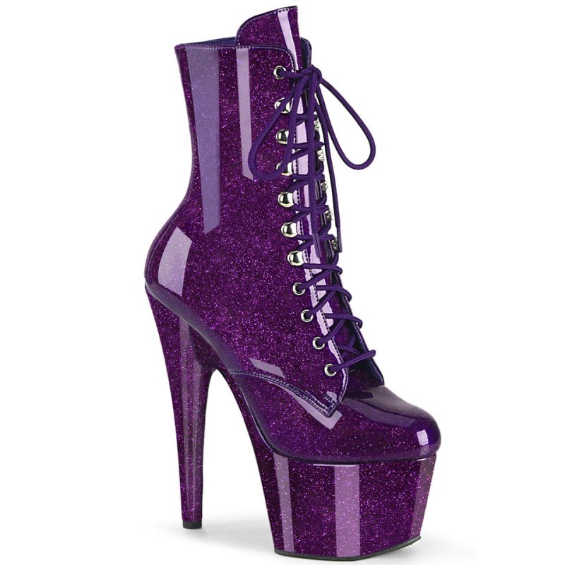 Purple Pleaser Adore-1020GP Women\'s Heels Boots | AUSTRALIA GHUMZ