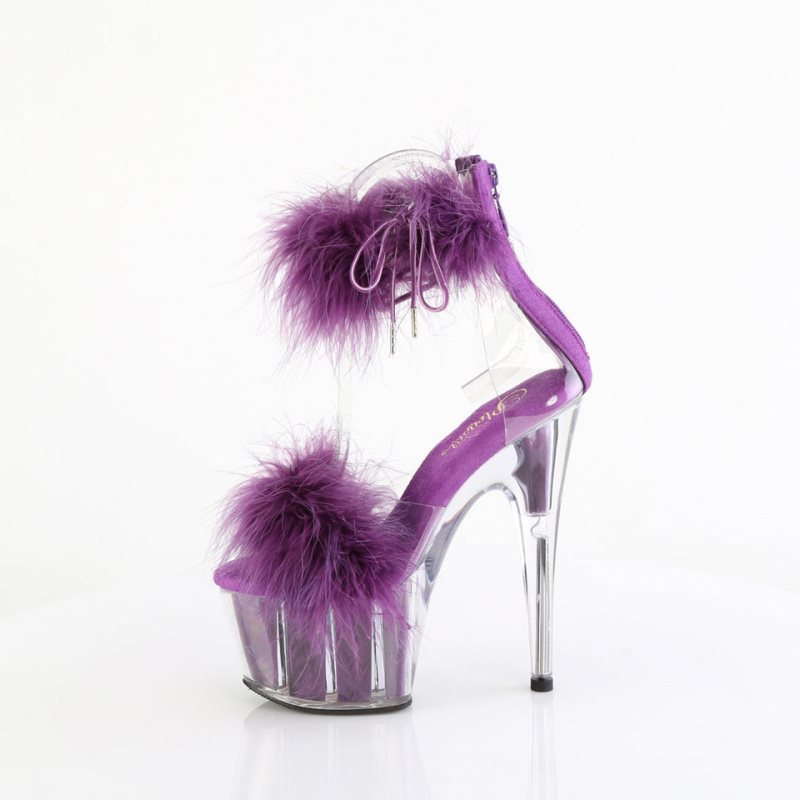 Purple Pleaser Adore-724F Women's Platform Heels Sandals | AU KIHRVOP