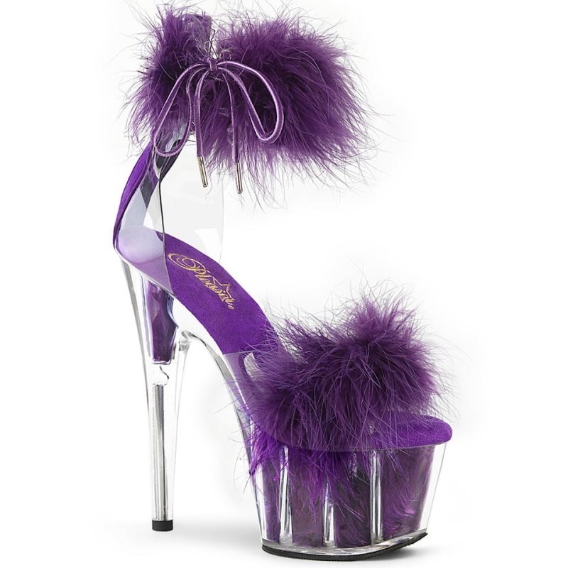 Purple Pleaser Adore-724F Women\'s Platform Heels Sandals | AU KIHRVOP