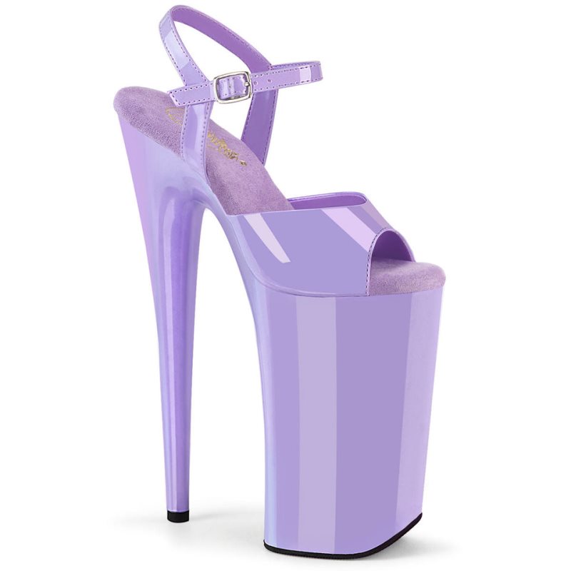 Purple Pleaser Beyond-009 Women\'s Platform Heels Sandals | AUSTRALIA JAVXO