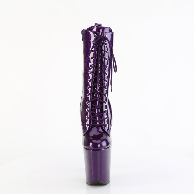 Purple Pleaser Flamingo-1040GP Women's Heels Boots | AUSTRALIA LGDYA