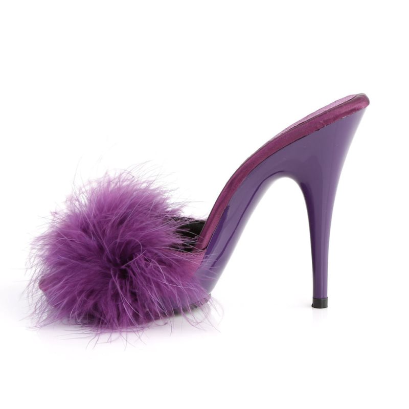 Purple Pleaser Poise-501F Women's Platform Slides | AUSTRALIA FDKJA