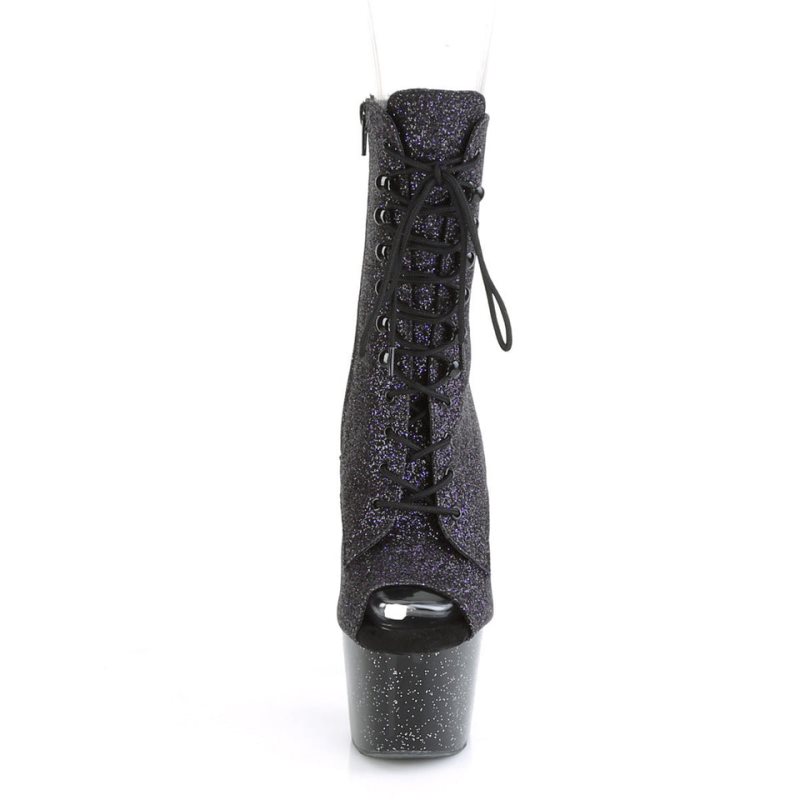 Purple / Black Pleaser Adore-1021MG Women's Heels Boots | AUSTRALIA ODFGY