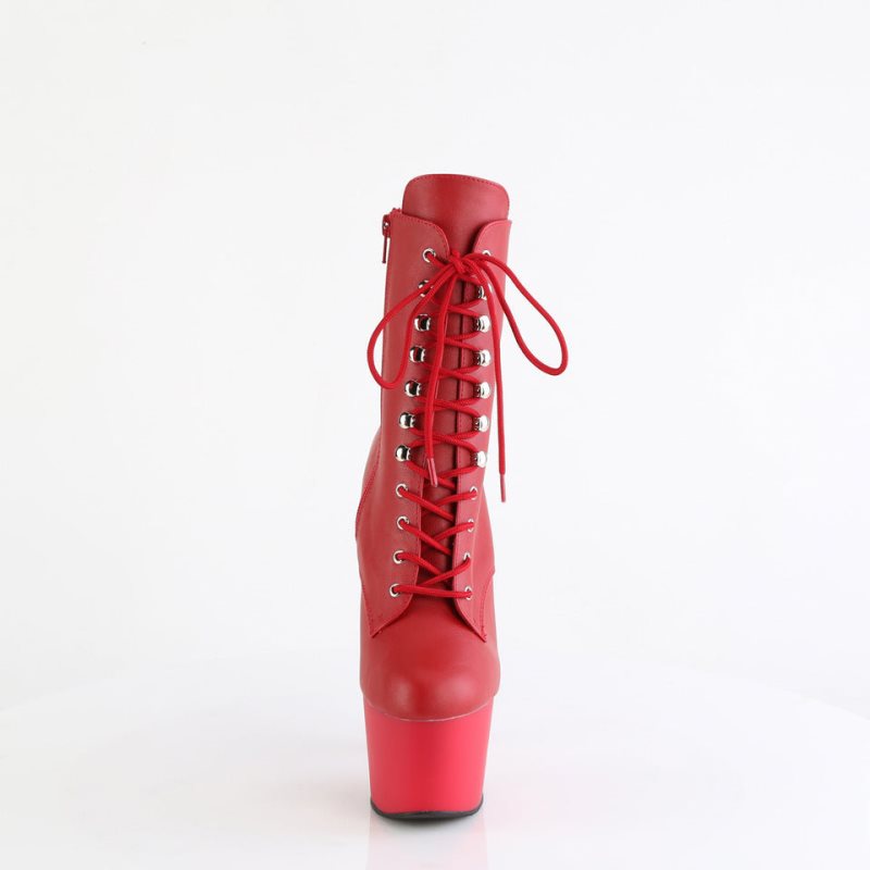 Red Pleaser Adore-1020 Vegan Leather Women's Heels Boots | AUSTRALIA LDKTB