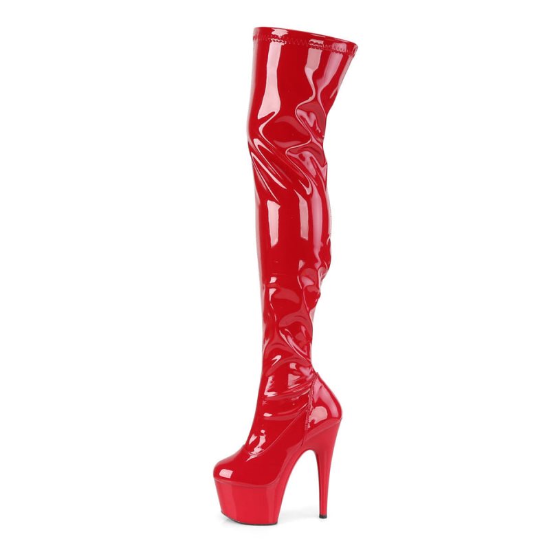 Red Pleaser Adore-3000 Women's Thigh High Boots | AU VNLMASH