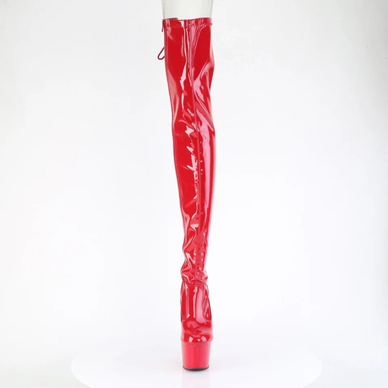 Red Pleaser Adore-3850 Women's Thigh High Boots | AUSTRALIA WOIZB