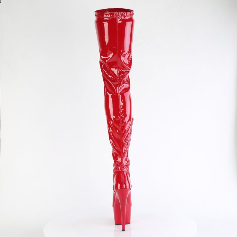 Red Pleaser Adore-4000 Women's Thigh High Boots | AUSTRALIA IOQCW