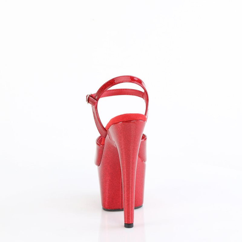 Red Pleaser Adore-709GP Women's Platform Heels Sandals | AU JUETDHF