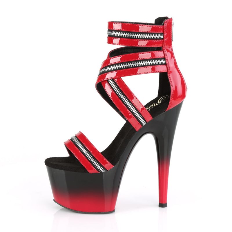 Red Pleaser Adore-766 Women's Platform Heels Sandals | AU SDCGQET