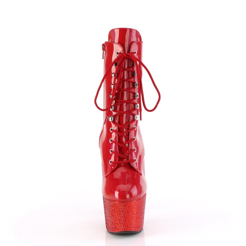 Red Pleaser Bejeweled-1020-7 Women's Heels Boots | AU GENDAVL