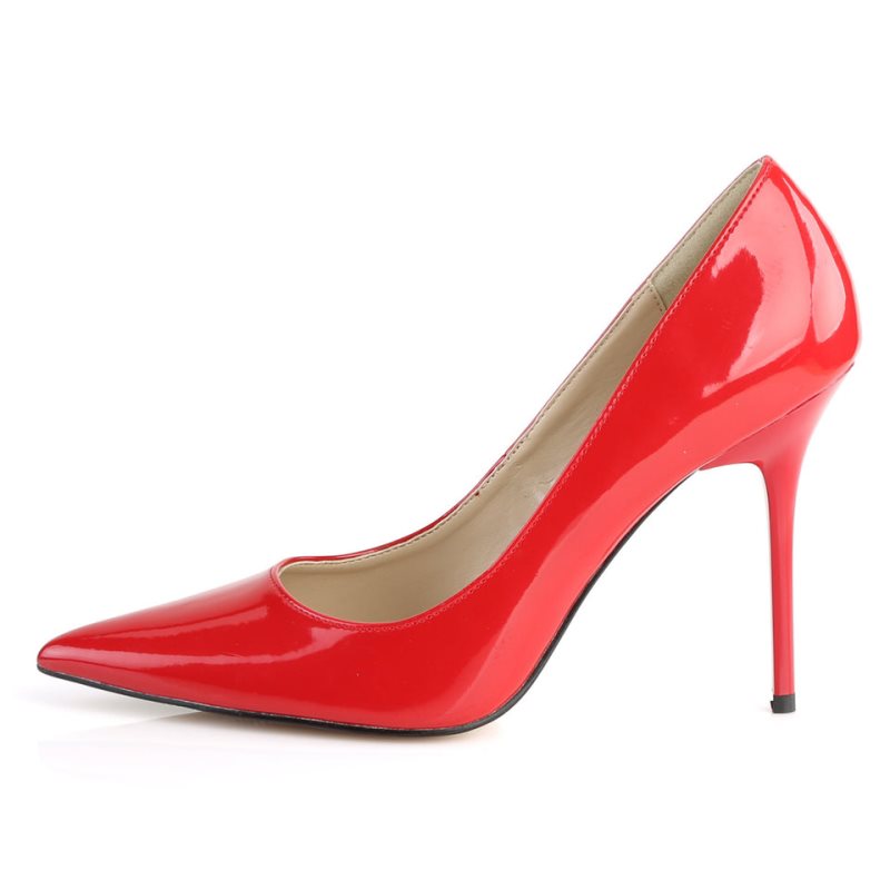 Red Pleaser Classique-20 Women's Pumps | AU SFTXIYG