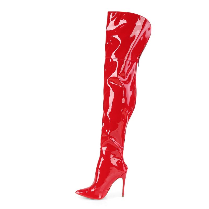 Red Pleaser Courtly-3012 Women's Thigh High Boots | AU CVWSRDB