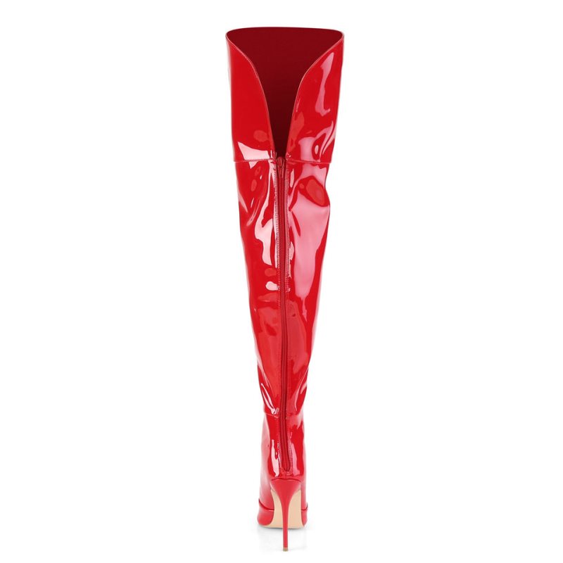 Red Pleaser Courtly-3012 Women's Thigh High Boots | AU CVWSRDB