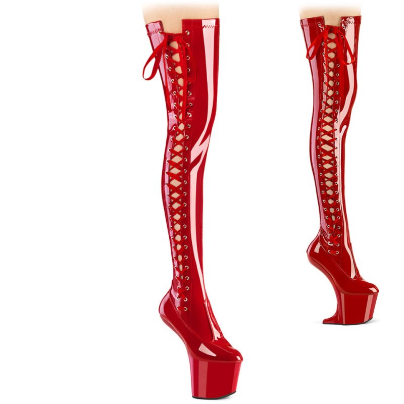 Red Pleaser Craze-3050 Women\'s Thigh High Boots | AUSTRALIA PICXB