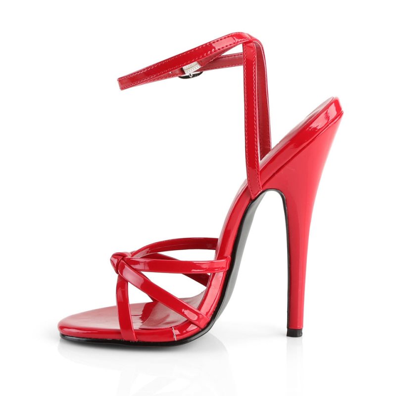 Red Pleaser Domina-108 Women's Heels Sandals | AUSTRALIA DCWNE