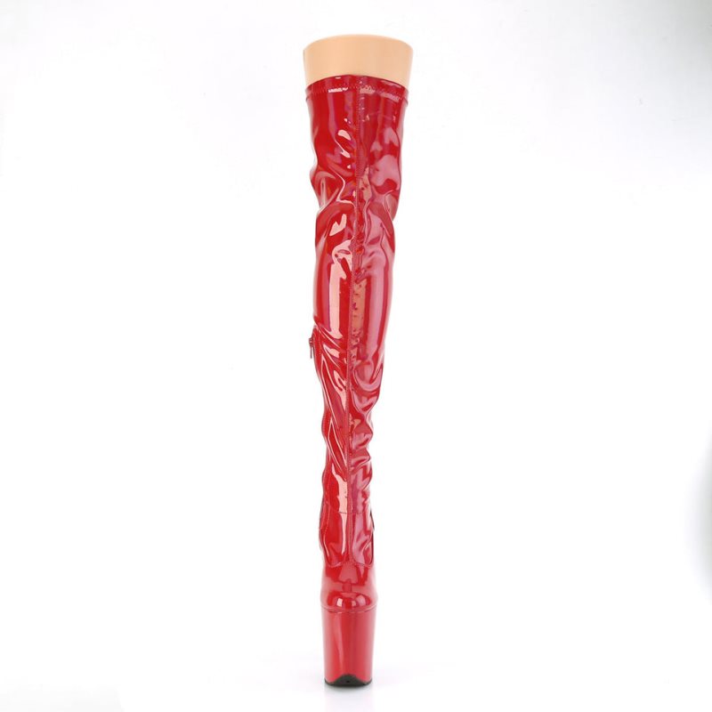 Red Pleaser Flamingo-3000HWR Women's Thigh High Boots | AUSTRALIA RFNWU