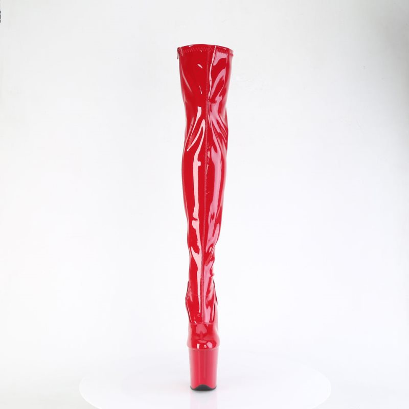 Red Pleaser Flamingo-3000 Women's Thigh High Boots | AU SCVXLWF