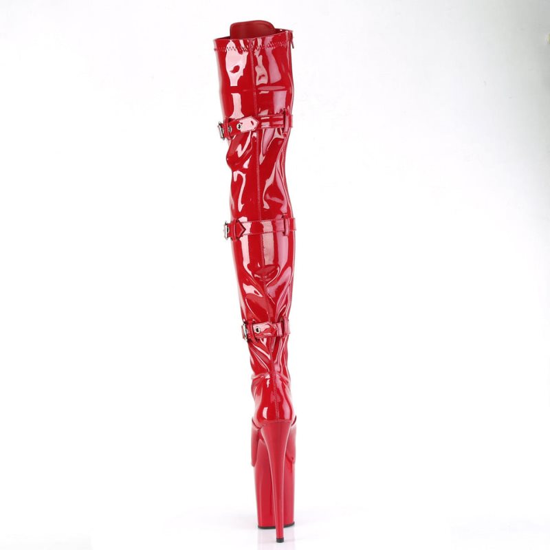 Red Pleaser Flamingo-3028 Women's Thigh High Boots | AUSTRALIA COJRX