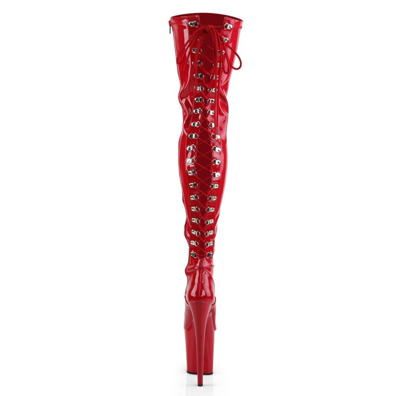 Red Pleaser Flamingo-3063 Women's Thigh High Boots | AUSTRALIA UXNZL