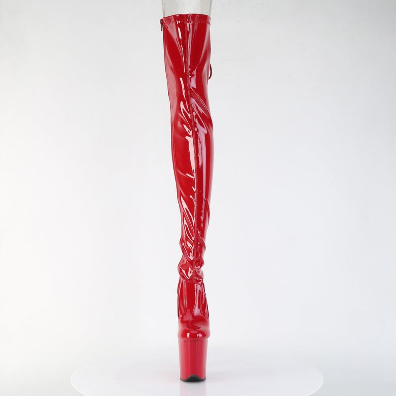 Red Pleaser Flamingo-3850 Women's Thigh High Boots | AUSTRALIA XYMBC