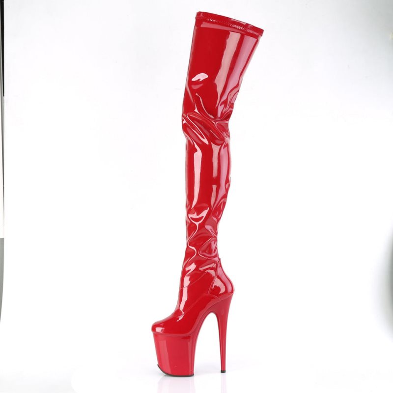 Red Pleaser Flamingo-4000 Women's Thigh High Boots | AUSTRALIA XJYKH