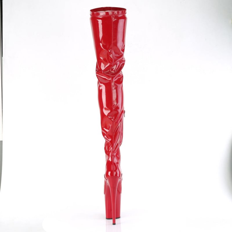 Red Pleaser Flamingo-4000 Women's Thigh High Boots | AUSTRALIA XJYKH