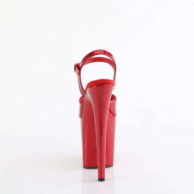 Red Pleaser Flamingo-809GP Women's Platform Heels Sandals | AUSTRALIA GHVZE