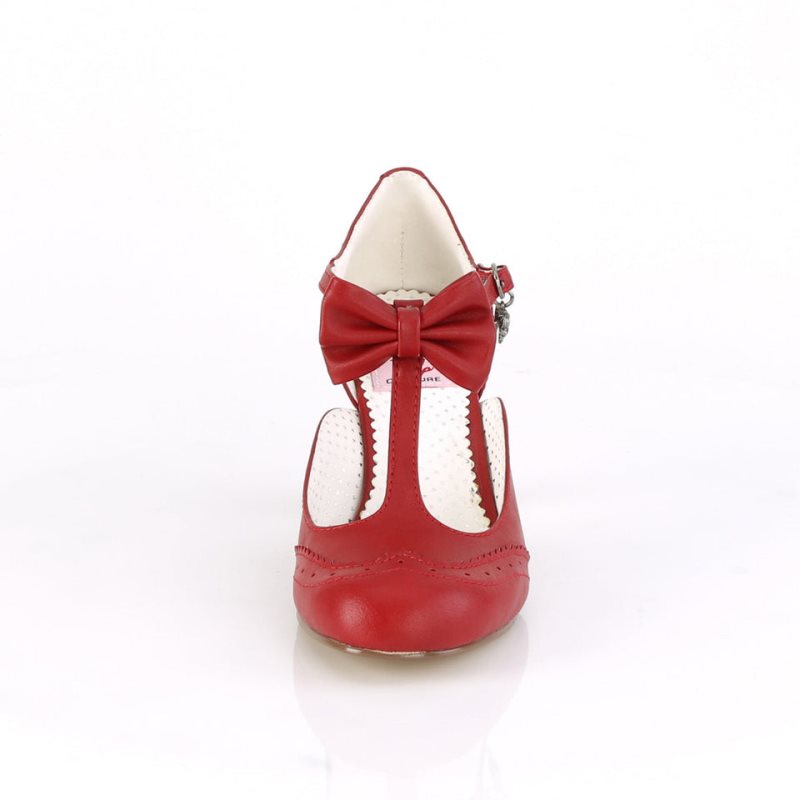 Red Pleaser Flapper-11 Women's Pumps | AU VXUIGDQ