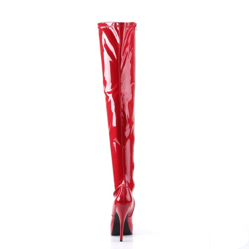 Red Pleaser Indulge-3000 Women's Thigh High Boots | AU XMAJRFZ