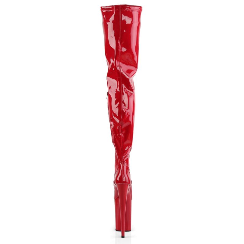 Red Pleaser Infinity-4000 Women's Thigh High Boots | AU BEYDXFC