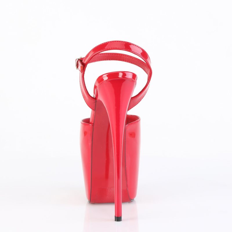 Red Pleaser Jubilant-09 Women's Platform Heels Sandals | AU MGHQVLO