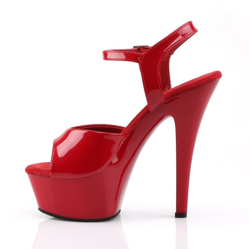 Red Pleaser Kiss-209 Women's Platform Heels Sandals | AU GFJYSKP