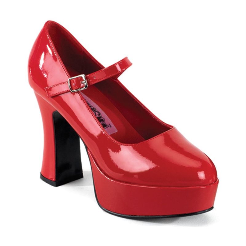 Red Pleaser Maryjane-50 Women\'s Pumps | AU SNLEOAT