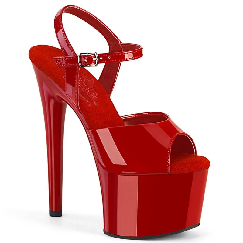 Red Pleaser Passion-709 Women\'s Platform Heels Sandals | AUSTRALIA CWZFT