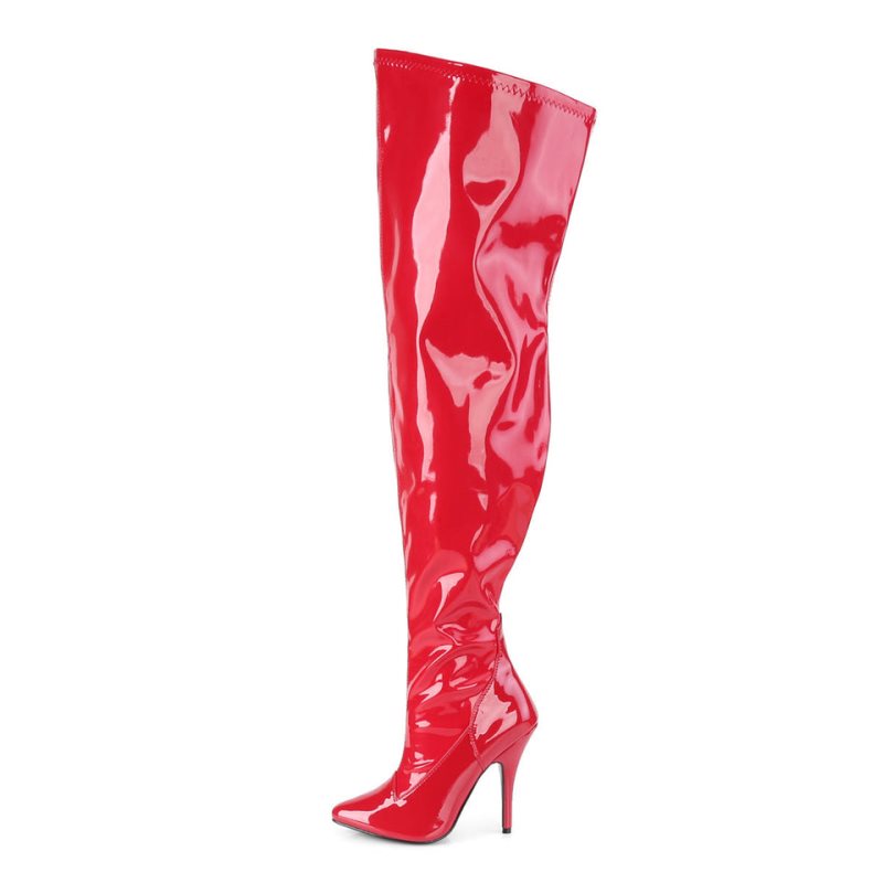 Red Pleaser Seduce-3000WC Women's Thigh High Boots | AUSTRALIA MCGXB